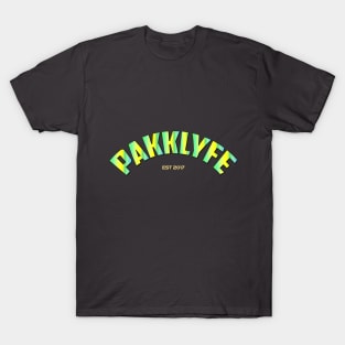 Pakklyfe Typeface Logo T-Shirt